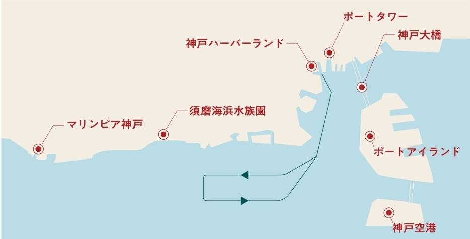 レストランクルーズ船コンチェルトで「いちごスイーツビュッフェ」を開催　神戸市 [画像]