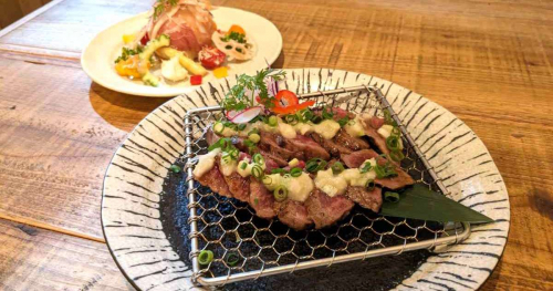 阪急園田駅近くのカフェバル『abri（アブリ）』で「鹿児島和牛炙り」を食べてきました　尼崎市