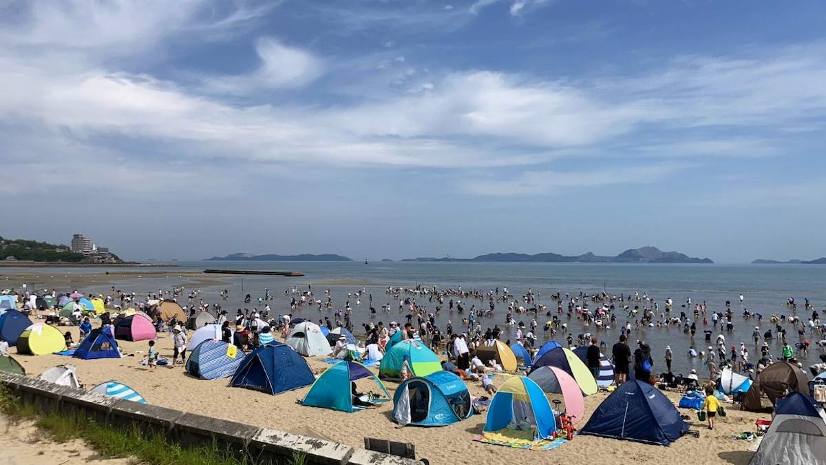 4月27日からシーズンオープン「唐船サンビーチ 潮干狩り」赤穂市 [画像]