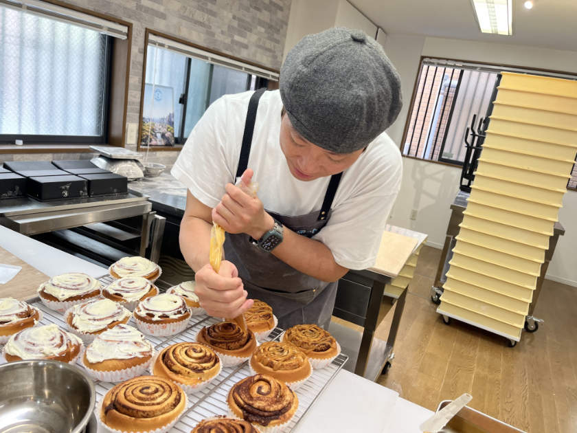 台湾のベーカリー『Boulangerie Anthonys』のオーナーシェフの呉さんは、台湾で本を出すほど有名