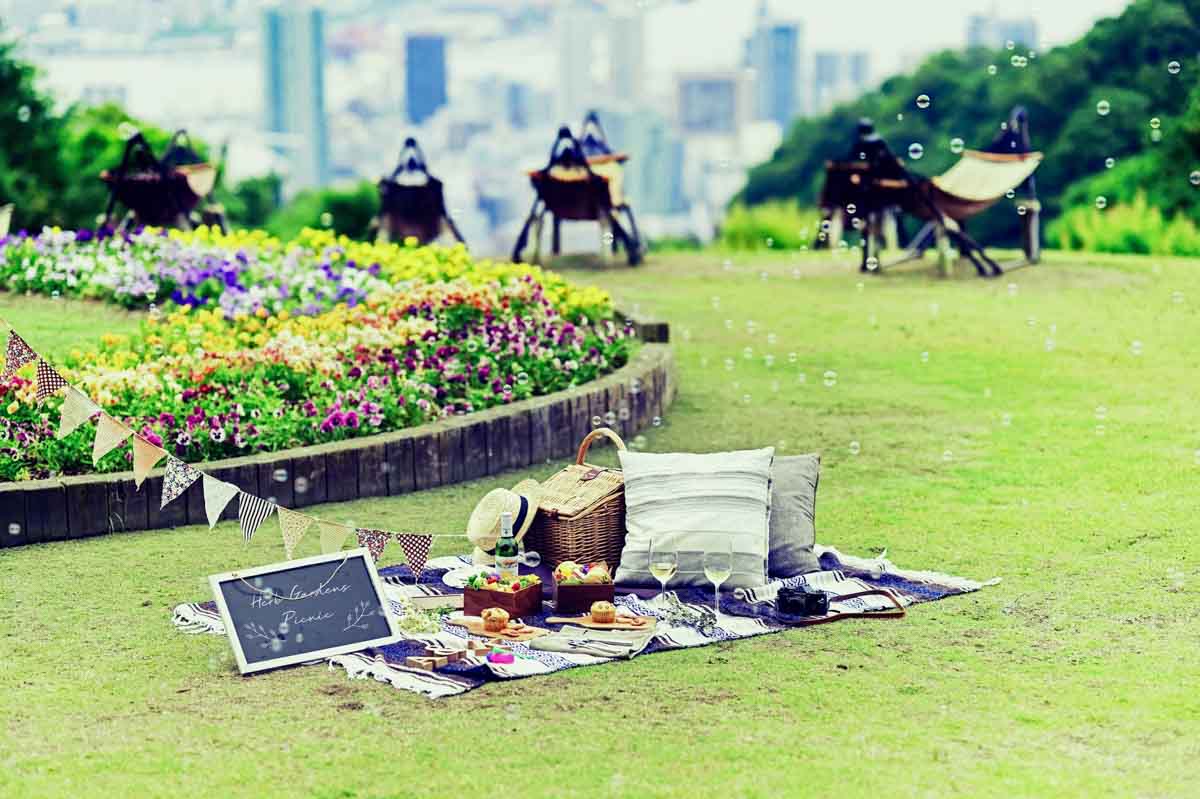 神戸布引ハーブ園／ロープウェイが“手ぶらおしゃピク”企画「Garden Picnic2024」の予約を受付中　神戸市 [画像]