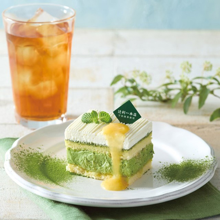 「柚子とライムの宇治抹茶ショートケーキ」900円（税込）販売期間：9月4日（水）まで