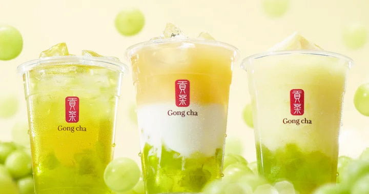 Gong cha（ゴンチャ）が「プレシャス シャインマスカット」を発売　神戸市・明石市 [画像]