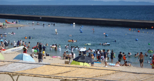『アジュール舞子海水浴場』が7月11日に海開き　神戸市