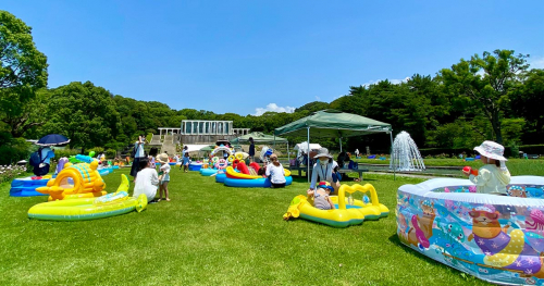 須磨離宮公園で「ちゃぷちゃぷプールで遊ぼう！」開催　神戸市
