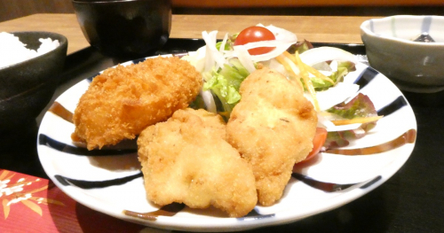 阪急塚口駅近くのふぐ・鱧・かに料理の『雅（みやび）』で「ふぐ唐揚げかにコロMIX膳」を食べてきました　尼崎市