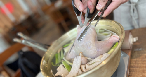 旧居留地の『晴レ時々タッカンマリ食堂』で韓国で人気の鶏鍋を食べ放題　神戸市