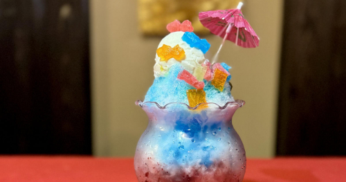 『和風カフェ 菓のん』が淡路島の海をイメージした「島の金魚鉢かき氷」を限定発売　南あわじ市