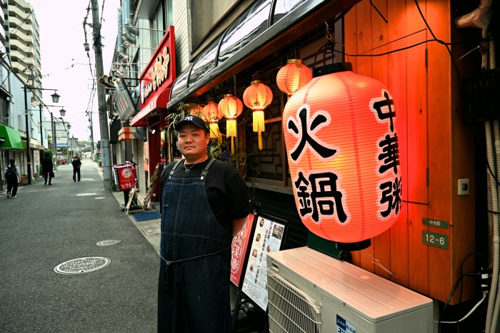 台湾の雑踏から抜け出たような光景