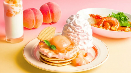 Eggs ’n Things「白桃ブリュレパンケーキ」販売　神戸市・西宮市
