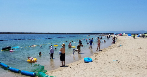 須磨海水浴場の「スマイルビーチエリア」で子ども向けイベント開催　神戸市
