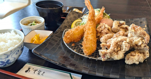 昭和通りにある『レストランマキ』で「海老フライ＆唐揚げ定食」を食べてきました　尼崎市