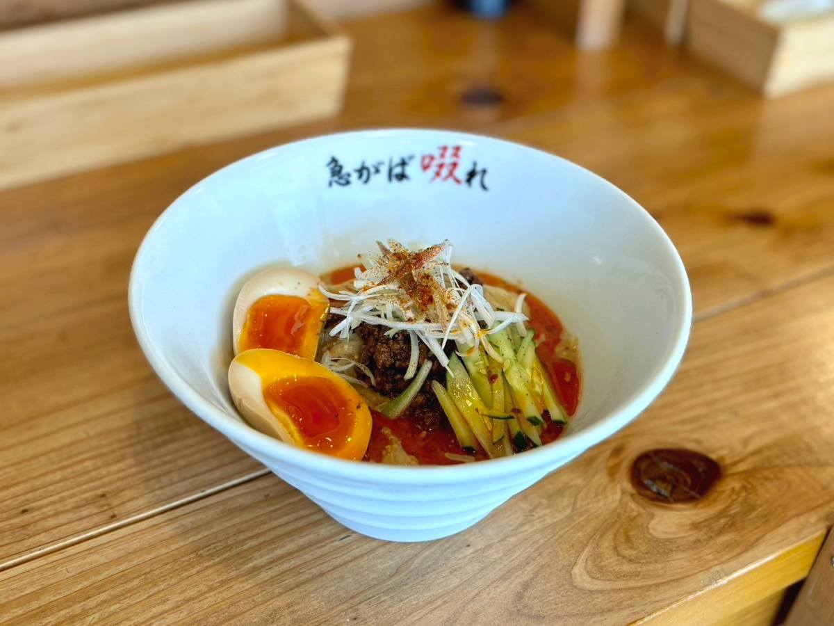 「冷やしスパイス担々麺」1,200円（税込）　※ご飯付き