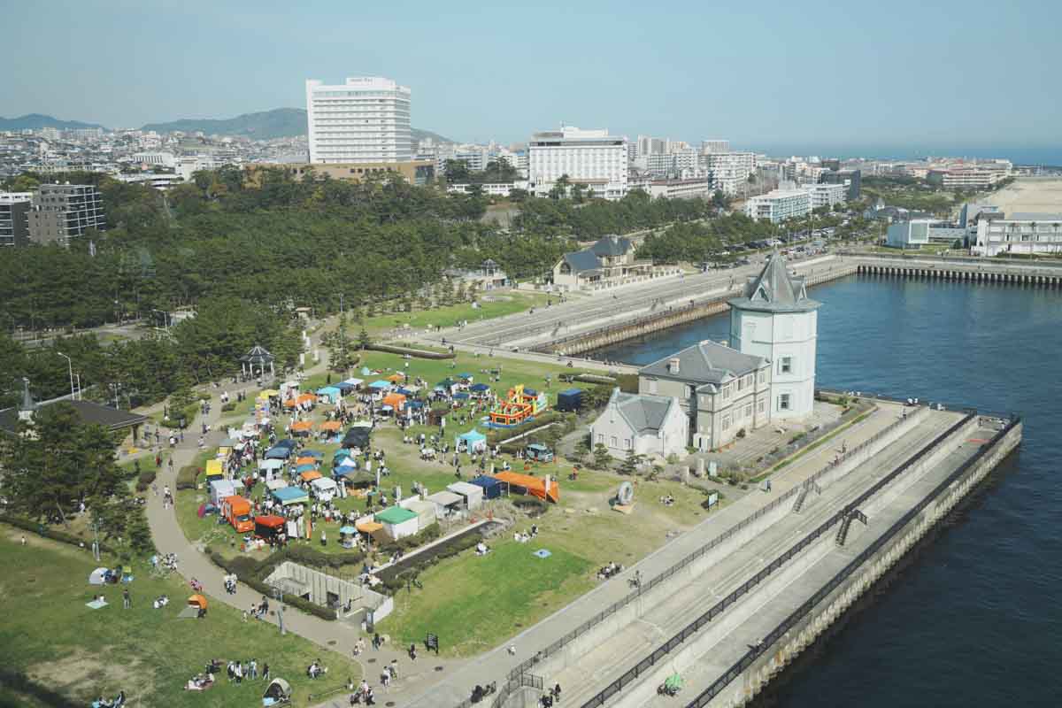 舞子公園にハンドメイドとグルメが大集合！県内最大規模の海マルシェ開催 神戸市 [画像]