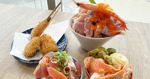 イオンモール伊丹の『海鮮丼と串カツ まるき』に行ってきました　伊丹市