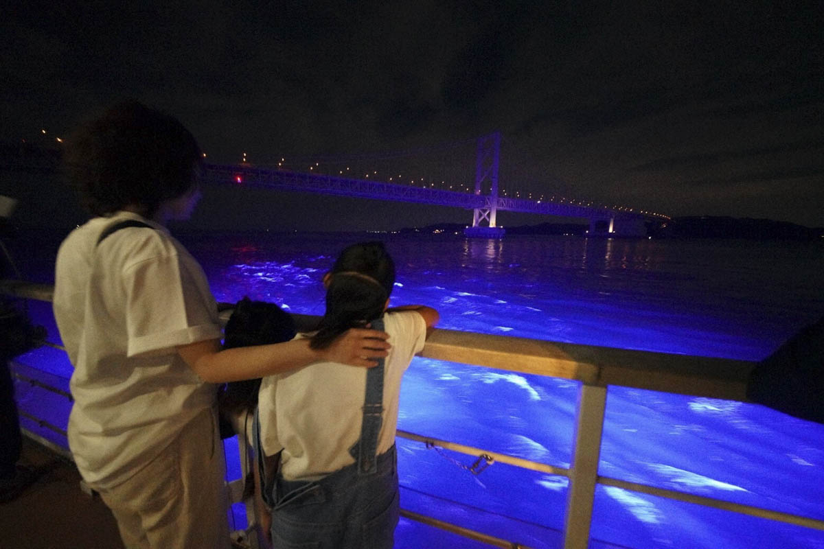 淡路島の夜空と音楽の饗宴！今年最初の「スーパームーンナイトクルーズ」南あわじ市 [画像]