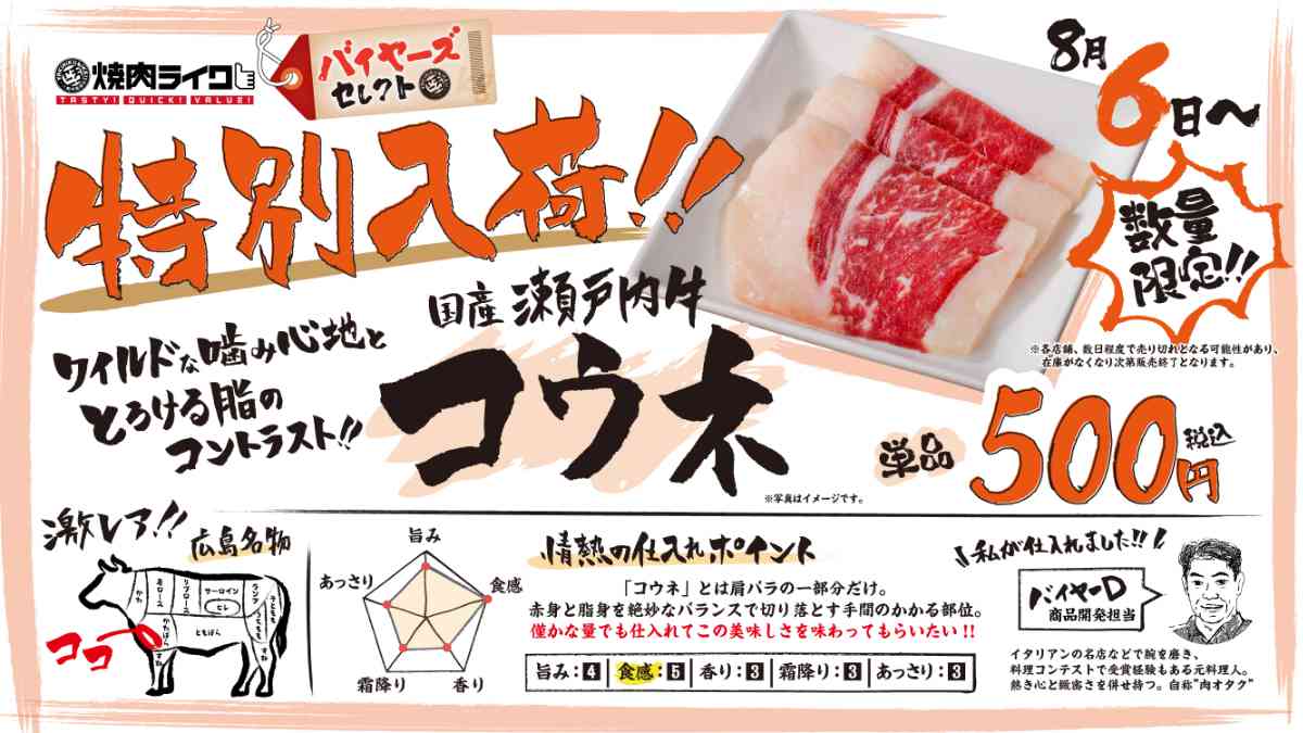 焼肉ライクがこだわりの肉を届ける「バイヤーズセレクト」プロジェクトを始動　神戸市・尼崎市 [画像]