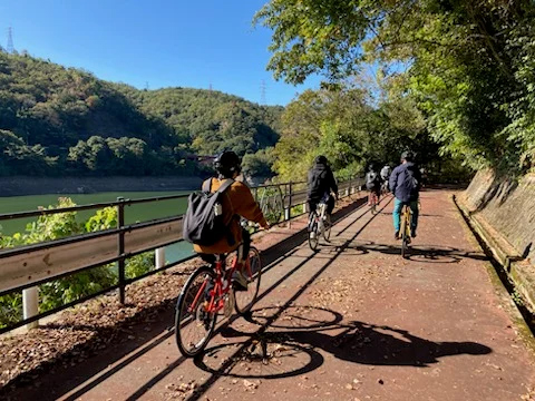 自然豊かな秋の神出山田自転車道で「シェアサイクル」サービス実施 神戸市 [画像]