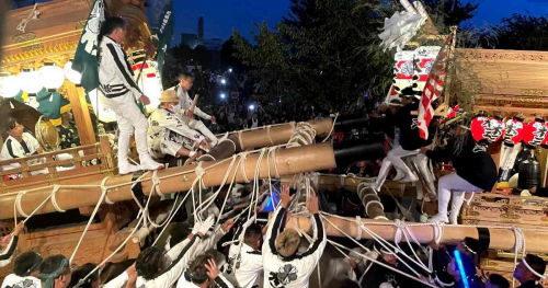 初嶋大神宮・阪神尼崎駅周辺で300年以上の歴史を誇る「築地だんじり祭り」開催