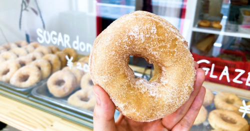 [画像]ふわふわ生地が楽しめる網干のシュガードーナツ専門店『BOB DOUGHNUTS』