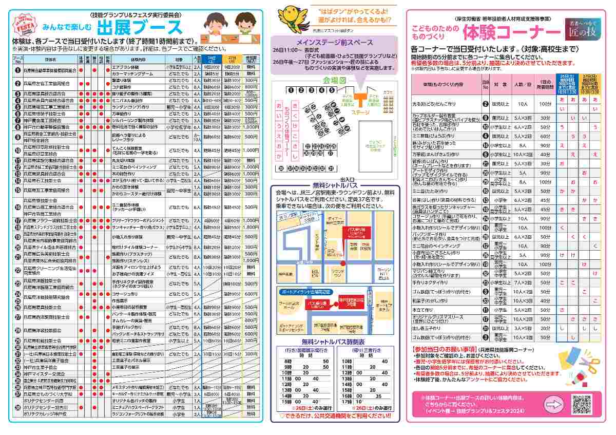 神戸国際展示場「技能グランプリ＆フェスタ2024」でものづくりを体験！ 神戸市 [画像]