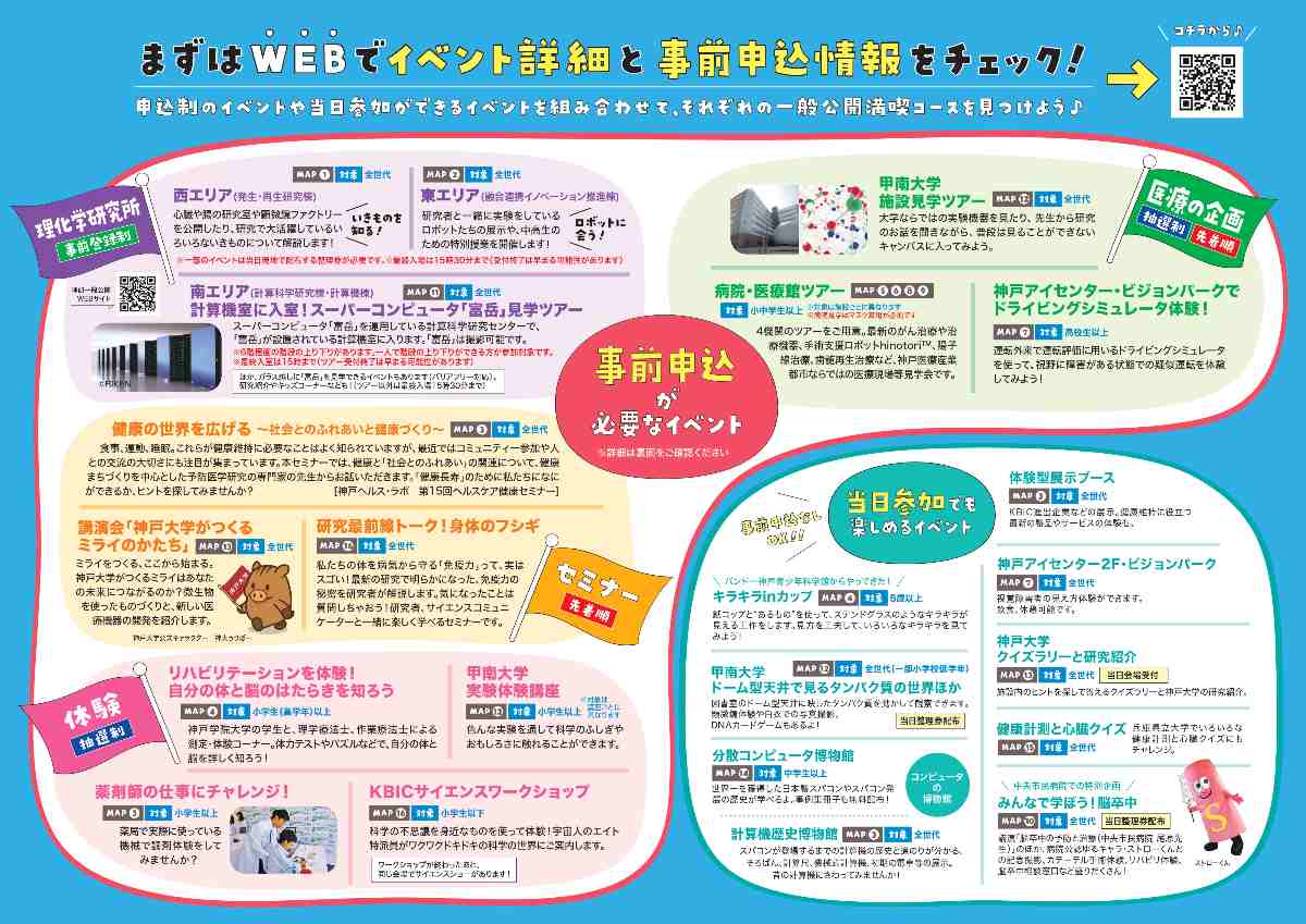 神戸発の最先端研究を見学＆実験体験もできる「神戸医療産業都市 一般公開2024」 神戸市 [画像]