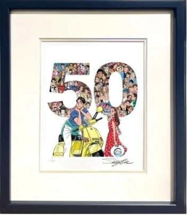 引用：「50th Anniversary」2024年（43&times;40.5cm、額装版）77,000円