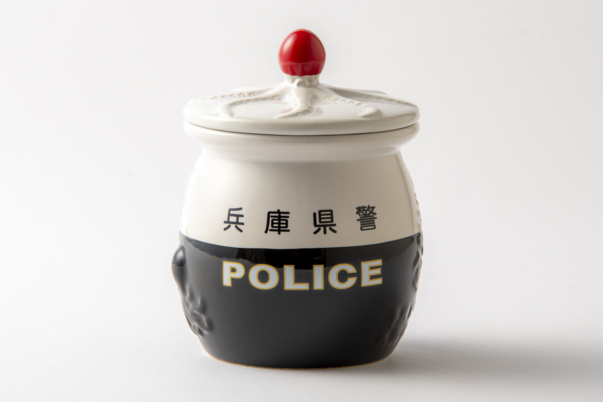 「兵庫県警版ひっぱりだこの蓋セット」2,200円（税込）