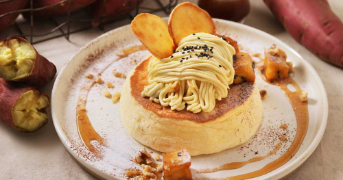 [画像]須磨『YURT CAFE&BBQPARK』にさつまいものパンケーキとシェイク登場