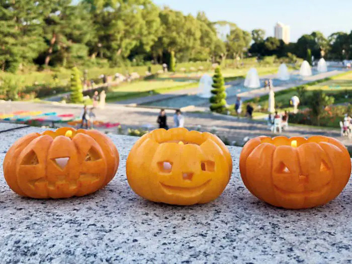 須磨離宮公園に約3,000本のキャンドルが灯る 一夜限りの「ハロウィンキャンドルナイト」 神戸市 [画像]