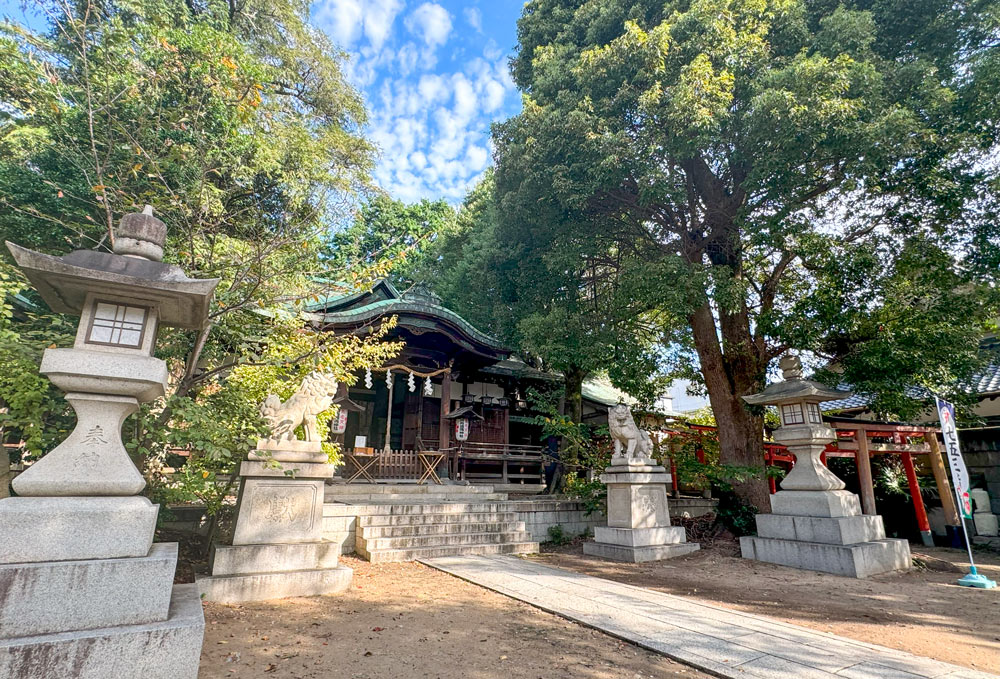 NHK朝ドラ『おむすび』～神戸のロケ地を紹介～vol.1 河内國魂神社 神戸市 [画像]