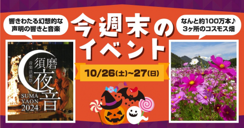 秋祭りや音楽イベント、見ごろのコスモスまで♪今週末のおすすめイベントをピックアップ