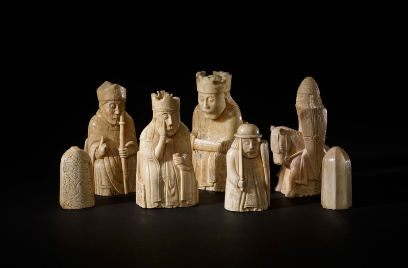 ルイス島のチェス駒　1150〜1200年　イギリス、ルイス島　おそらくノルウェーで制作
All photographs© The Trustees of the British Museum