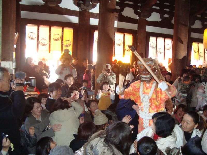 鶴林寺　鬼追い（修正会・しゅしょうえ）　加古川市 [画像]