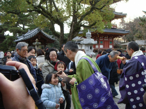 鶴林寺　鬼追い（修正会・しゅしょうえ）　加古川市