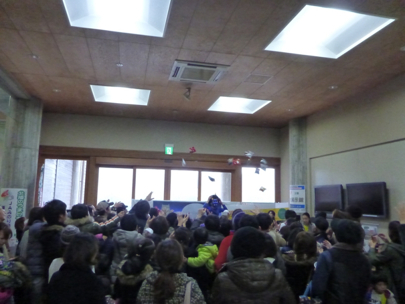 道の駅みき節分イベント 集まれちびっ子 鬼退治！