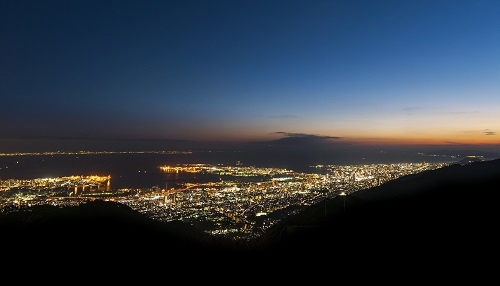 天覧台からの夜景