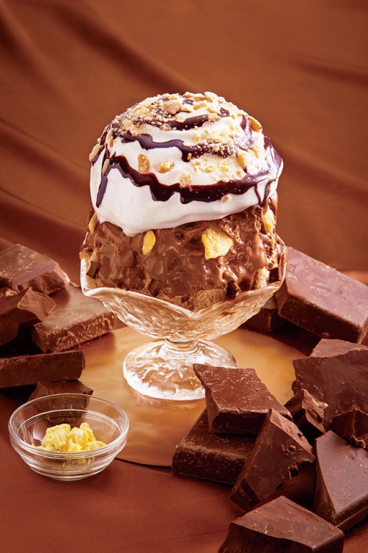 チーズタルトかき氷‐濃厚チョコレート