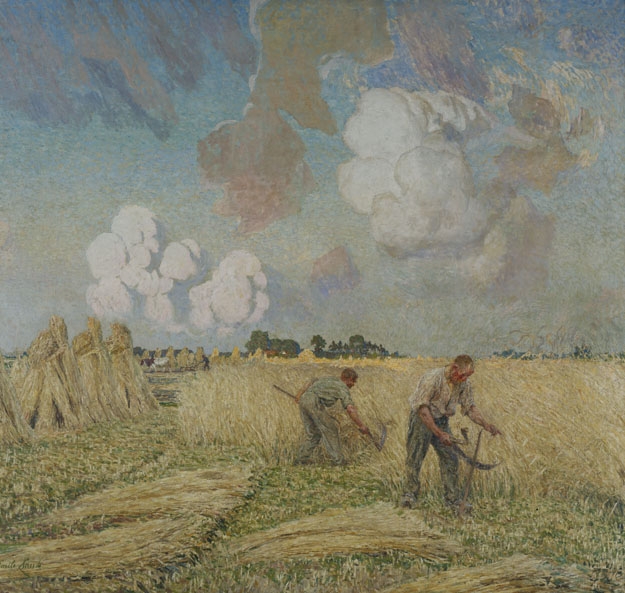 エミール・クラウス《フランドル地方の収穫》1904年頃 姫路市立美術館