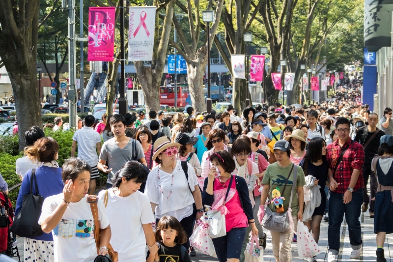 2015年のスマイルウオークの様子