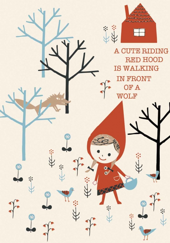 Little Red Riding Hood Design by （c） Shinzi Katoh（tm）
Licensed by Copyrights Asia