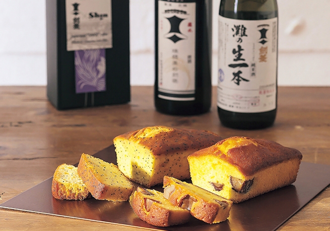 Japanese SAKE cake